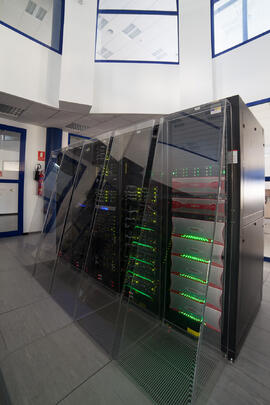 Súpercomputador Picasso. Centro de Supercomputación y Bioinnovación de la Universidad de Málaga. Parque Tecnológico de Andalucía. Diciembre de 2016