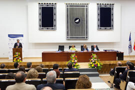 Homenaje a los jubilados y al personal que cumple 25 años de servicio en la UMA. Paraninfo. Mayo 2015