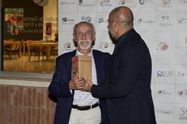Gumersindo Ruiz y Eugenio Luque. Homenaje al personal jubilado de la Facultad de Ciencias Económicas y Empresariales. Campus de El Ejido. Septiembre de 2022