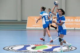 Partido Universidad Ovidius - Universidad de Akdeniz. Categoría femenina. Campeonato Europeo Universitario de Balonmano. Antequera. Julio de 2017