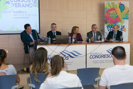 Mesa redonda: "Los proveedores de servicios: los hospitales". Curso "Turismo sanitario: asignatura pendiente". Cursos de Verano de la Universidad de Málaga. Marbella. Julio de 2018