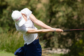 Jugadora de la Universidad de San Galo. Campeonato Europeo de Golf Universitario. Antequera. Junio de 2019