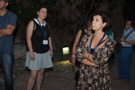 Visita nocturna tematizada a la Alcazaba. Olimpiada Española de Economía, Fase Nacional. Alcazaba de Málaga. Junio de 2015
