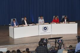 Debate electoral entre los candidatos a Rector de la Universidad de Málaga. Escuela Técnica Superior de Ingeniería Informática y Telecomunicaciones. Noviembre de 2023