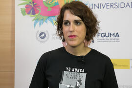 Laura Baena. Curso "Influencers, camino al éxito". Cursos de verano 2018 de la Universidad de Málaga. Marbella. Julio de 2018