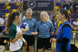Partido Radboud University Nijmegen - Universidad de Valencia. Categoría femenina. Campeonato Europeo Universitario de Balonmano. Antequera. Julio de 2017