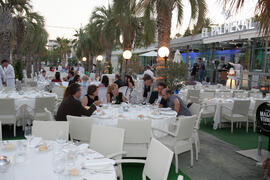Cena de gala en el restaurante El Palmeral. Olimpiada Española de Economía, Fase Nacional. Puerto de Málaga Muelle 2 El Palmeral de las Sorpresas. Junio de 2015
