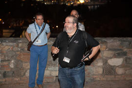 Visita nocturna tematizada a la Alcazaba. Olimpiada Española de Economía, Fase Nacional. Alcazaba de Málaga. Junio de 2015