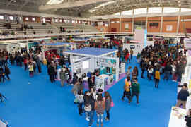 Jornadas de Puertas Abiertas de la Universidad de Málaga. Complejo Polideportivo Universitario. Abril de 2014