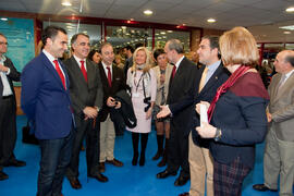 Inauguración de las Jornadas de Puertas Abiertas de la Universidad de Málaga. Abril de 2014