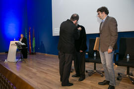 Homenaje a Luis Machuca Santa Cruz. Inauguración del curso 2018-2019 de la Escuela Técnica Superior de Arquitectura de la Universidad de Málaga. Paraninfo. Octubre de 2018