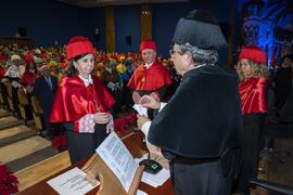 Investidura de Emilia Casas Baamonde como Doctora "Honoris Causa" por la Facultad de Derecho de la Universidad de Málaga. Paraninfo. Noviembre de 2022