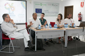 Mesa redonda: «Mesa de ONGs: La arriesgada tarea de la defensa de los derechos Humanos en la frontera». Curso "La inmigración de personas vulnerables". Cursos de Verano de la Universidad de Málaga. Vélez-Málaga. Julio de 2019