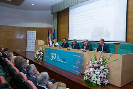 Conmemoración del 30 Aniversario de la Oficina de Transferencia de Resultados de Investigación de la Universidad de Málaga (OTRI). Edificio del Rectorado. Mayo de 2019