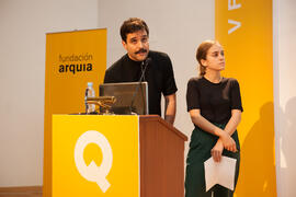 Presentación del proyecto "Panoramah Experience", de Taller de Casquería. V Foro Arquia/Próxima 2016: Futuro Imperfecto. Paraninfo. Octubre de 2016