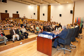 Homenaje al personal que cumple 25 años al servicio de la Universidad de Málaga y personal jubilado. Paraninfo. Julio de 2014