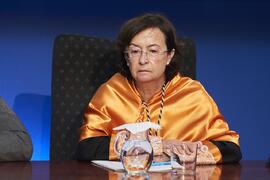 Rosario Gómez García. Apertura del Curso Académico 2024/2025 de la Universidad de Málaga. Paraninfo. Septiembre de 2024