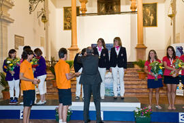 Clausura del Campeonato del Mundo Universitario de Golf en el Colegio de Santa María La Mayor, Antequera. Junio de 2010