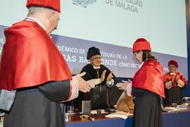 Investidura de Emilia Casas Baamonde como Doctora "Honoris Causa" por la Facultad de Derecho de la Universidad de Málaga. Paraninfo. Noviembre de 2022