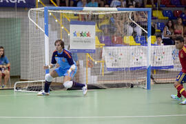 Partido España contra República Checa. 14º Campeonato del Mundo Universitario de Fútbol Sala 2014 (FUTSAL). Antequera. Julio de 2014