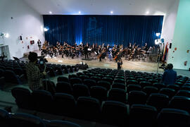 Concierto de Bandas Sonoras de la 30 edición de Fancine de la Universidad de Málaga. Auditorio de la Escuela Técnica de Ingeniería de Telecomunicaciones e Informática. Noviembre de 2020