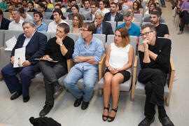 Asistentes. Conferencia inaugural del curso 2015-2016 de la Escuela Técnica Superior de Arquitectura de la Universidad de Málaga. Campus de El Ejido. Octubre de 2015