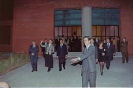 Inauguración de la Facultad de Psicología y la Biblioteca General por parte de la Infanta Elena. Campus de Teatinos, Málaga. Diciembre de 1993