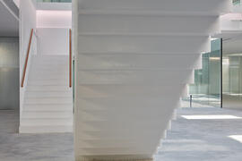 Interiores de la nueva Facultad de Psicología. Campus de Teatinos. Mayo de 2021