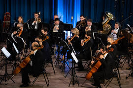 Concierto de Bandas Sonoras de la 30 edición de Fancine de la Universidad de Málaga. Auditorio de la Escuela Técnica de Ingeniería de Telecomunicaciones e Informática. Noviembre de 2020