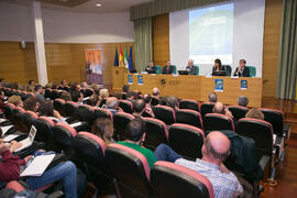 Mesa 2: "La perspectiva de la Unión Europea". Jornada "Brexit y Gibraltar. Un reto con oportunidades conjuntas". Edificio del Rectorado. Febrero de 2017
