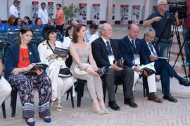 Autoridades en la inauguración del Campeonato Europeo de Golf Universitario. Antequera. Junio de 2019