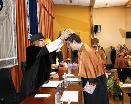 Investidura de nuevos doctores por la Universidad de Málaga. Paraninfo. Abril de 2008