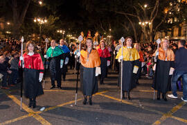 Estación de Penitencia de la Hermandad de los Estudiantes. Málaga. Abril de 2012