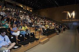 Público asistente al Concierto Conmemorativo del 50 Aniversario de la Universidad de Málaga. Auditorio Edgar Neville, Málaga. Junio de 2022