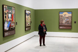 Exposición "Aguatintas por Seguiriyas", de Eugenio Chicano. Palacio Episcopal de Málaga. Enero de 2019