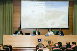 Acto de apertura. Curso "La ciudad como arquetipo. Literatura, historia y arte. Europa y América". Edificio del Rectorado. Septiembre de 2018