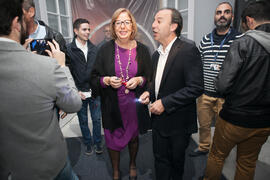 Momentos previos a la gala inaugural de la XXV edición de Fancine de la Universidad de Málaga. Teatro Cervantes. Noviembre de 2015