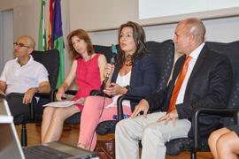 Acto de bienvenida a los alumnos de primer curso de Económicas. Paraninfo. Septiembre de 2014