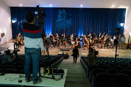 Concierto de Bandas Sonoras de la 30 edición de Fancine de la Universidad de Málaga. Auditorio de la Escuela Técnica de Ingeniería de Telecomunicaciones e Informática. Noviembre de 2020