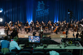Concierto de Bandas Sonoras de la 30 edición de Fancine de la Universidad de Málaga. Auditorio de la Escuela Técnica de Ingeniería de Telecomunicaciones e Informática. Noviembre de 2020