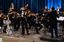 Concierto de Bandas Sonoras de la 30 edición de Fancine de la Universidad de Málaga. Auditorio de la Escuela Técnica de Ingeniería de Telecomunicaciones e Informática. Noviembre de 2020