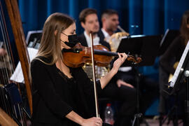 Concierto de Bandas Sonoras de la 30 edición de Fancine de la Universidad de Málaga. Auditorio de la Escuela Técnica de Ingeniería de Telecomunicaciones e Informática. Noviembre de 2020