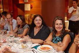 Cena homenaje al profesorado y PAS jubilado de la Facultad de Económicas. Hotel AC Málaga Palacio. Septiembre de 2014