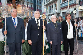 Procesión Magna Mariana con motivo del "Mater Dei". Centro histórico de Málaga. Septiembre de 2013