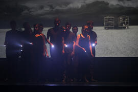 Ensayo previo de la gala inaugural de la XXV edición de Fancine de la Universidad de Málaga. Teatro Cervantes. Noviembre de 2015
