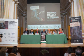 Inauguración de las jornadas. Olimpiada Española de Economía, Fase Nacional. Sala Unicaja de Conciertos María Cristina. Málaga. Junio de 2015