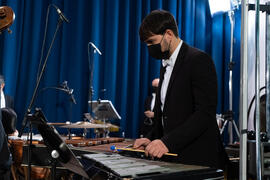 Concierto de Bandas Sonoras de la 30 edición de Fancine de la Universidad de Málaga. Auditorio de la Escuela Técnica de Ingeniería de Telecomunicaciones e Informática. Noviembre de 2020