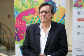 Fernando Vallespín en photocall. Cursos de Verano de la Universidad de Málaga. Edificio del Rectorado. Julio de 2018