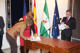 Toma de posesión del personal docente e investigador de la Universidad de Málaga. Rectorado. Noviembre de 2012