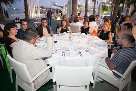 Cena de gala en el restaurante El Palmeral. Olimpiada Española de Economía, Fase Nacional. Puerto de Málaga Muelle 2 El Palmeral de las Sorpresas. Junio de 2015